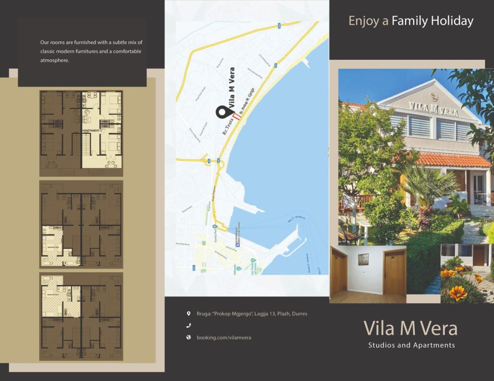 Vila M Vera Rooms With Kitchen And Apartments Δυρράχιο Εξωτερικό φωτογραφία